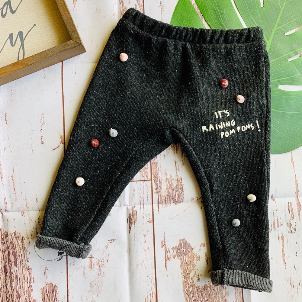 Zara Baby Bottoms Pom-poms